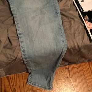 G -Star jeans slim tapered jeans. Light blue color